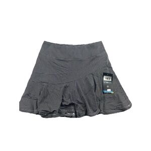 IBKUL Flounce Performance Skirt Skort Tennis Golf Mini Check Women's XS NWT